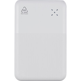 Recycelte ABS-Ladestation Rayen – Weiß bedrucken, Art.-Nr. 002999999_1298469