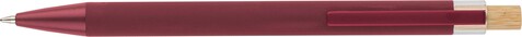 Recycelter Aluminium-Kugelschreiber Kira – Bordeauxrot bedrucken, Art.-Nr. 010999128_1349494