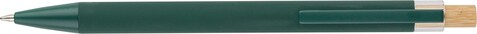 Recycelter Aluminium-Kugelschreiber Kira – Grün bedrucken, Art.-Nr. 004999128_1349494