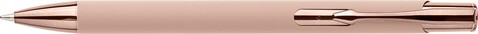 Kugelschreiber Anisa | Gummierte Oberfläche – rose gold bedrucken, Art.-Nr. 871999128_1349495
