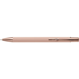 Kugelschreiber Anisa | Gummierte Oberfläche – rose gold bedrucken, Art.-Nr. 871999128_1349495