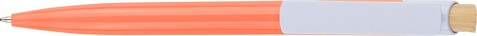 Recycelter ABS-Kugelschreiber Zian – Orange bedrucken, Art.-Nr. 007999128_1349499