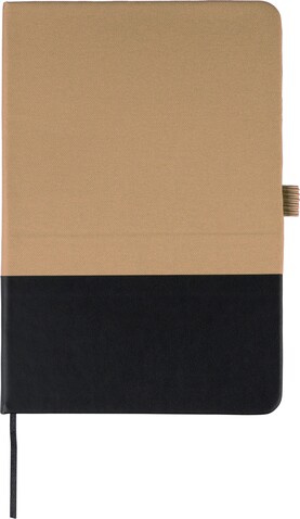 Notizbuch Yuna | A5 | Liniert – beige bedrucken, Art.-Nr. 357999999_1349504