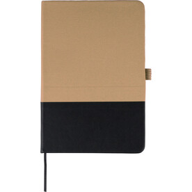 Notizbuch Yuna | A5 | Liniert – beige bedrucken, Art.-Nr. 357999999_1349504