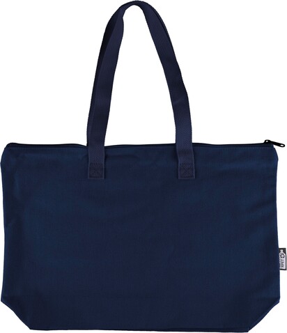 Tragetasche aus recyceltem Polycotton (330 g/m2) Malina – Blau bedrucken, Art.-Nr. 005999999_1349532 Tragetasche aus recyceltem Polycotton (330 g/m2) Malina – Blau bedrucken, Art.-Nr. 005999999_1349532
