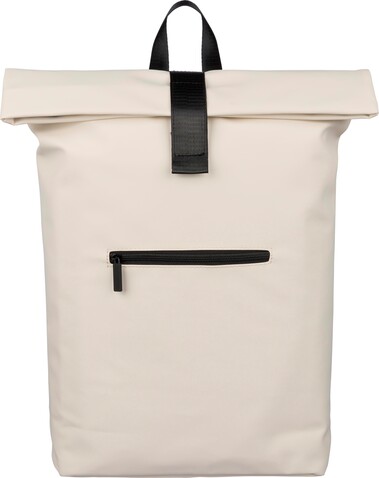 Recycelter PU-Rucksack Naiya – beige bedrucken, Art.-Nr. 357999999_1349535 Recycelter PU-Rucksack Naiya – beige bedrucken, Art.-Nr. 357999999_1349535