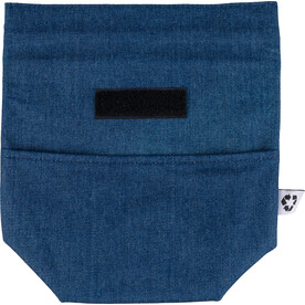 Recycelte Denim-Kühltasche mit Rollverschluss Mira – Blau bedrucken, Art.-Nr. 005999999_1349542