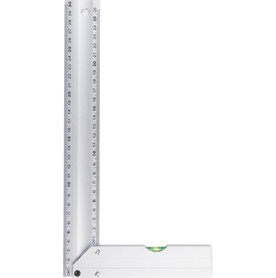 Aluminium-Winkelmesser Camila – Silber bedrucken, Art.-Nr. 032999999_1350408