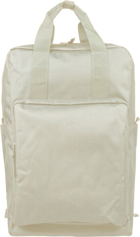 Recycelter Rucksack aus Polyester (900D) Amalia – beige bedrucken, Art.-Nr. 357999999_1351339