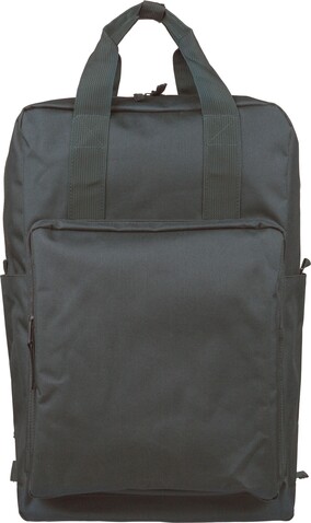 Rucksack aus recyceltem (900D) Polyester Amalia – Grau bedrucken, Art.-Nr. 003999999_1351339