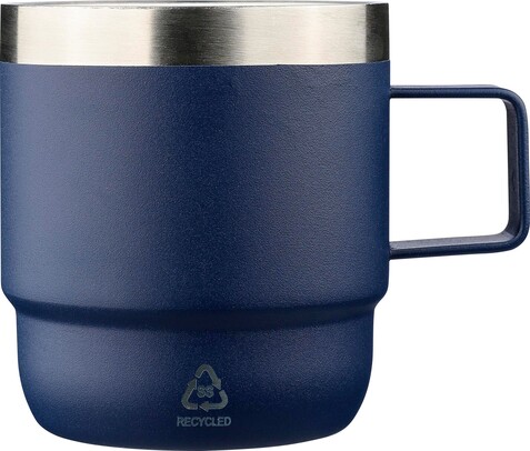 Recycelter Edelstahl-Becher mit doppelter Wand (180 ml) Lilia – Blau bedrucken, Art.-Nr. 005999999_1353904 Recycelter Edelstahl-Becher mit doppelter Wand (180 ml) Lilia – Blau bedrucken, Art.-Nr. 005999999_1353904