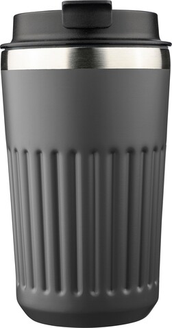Recycelter Edelstahl-Reisebecher (400 ml) Chiara – Grau bedrucken, Art.-Nr. 003999999_1353907 Recycelter Edelstahl-Reisebecher (400 ml) Chiara – Grau bedrucken, Art.-Nr. 003999999_1353907