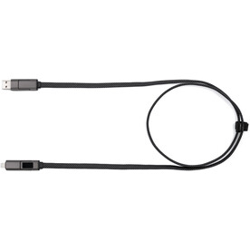 BrandCharger Ladekabel Thor | 4-in-1 – stahlgrau bedrucken, Art.-Nr. 411999999_1355995