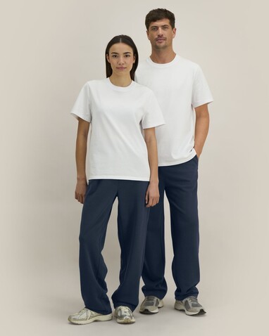 Needer - Die Unisex‑Jogginghose mit entspanntem Straight‑Leg‑Schnitt - French Navy - M bedrucken, Art.-Nr. STBU274C7271M