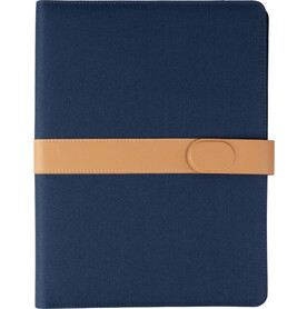 Mappe Sven | Recycling-PET | A4 – Blau bedrucken, Art.-Nr. 005999999_1407011