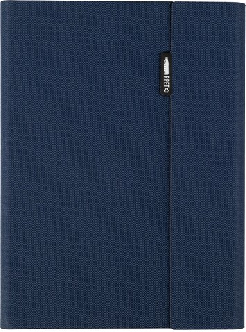 Schreibmappe Tamara | PET | A5 – Blau bedrucken, Art.-Nr. 005999999_1414989