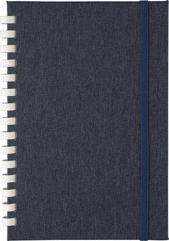rPET-Notizbuch (A5) Ilias – Blau bedrucken, Art.-Nr. 005999999_1417981