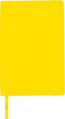 Notizbuch Mireia | Recyceltes PU | A5 | Liniert – Gelb bedrucken, Art.-Nr. 006999999_1417985 Notizbuch Mireia | Recyceltes PU | A5 | Liniert – Gelb bedrucken, Art.-Nr. 006999999_1417985