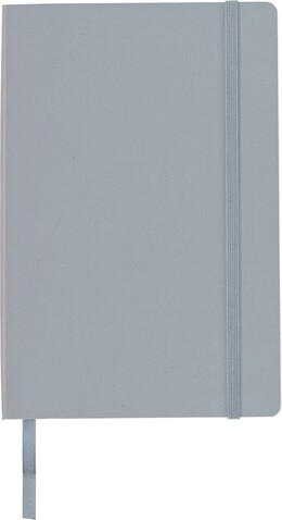 Notizbuch aus PU Mireia – Grau bedrucken, Art.-Nr. 003999999_1417985