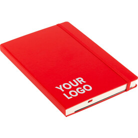 Notizbuch aus Karton (ca. DIN A5 Format) Chanelle – Weiß bedrucken, Art.-Nr. 002999097_1417986