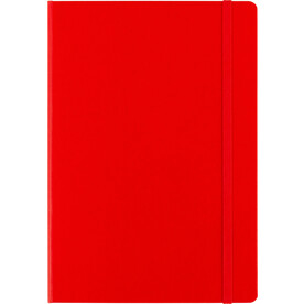 Notizbuch Chanelle | FSCÂ® Mix-Papier | A5 | Liniert – Rot bedrucken, Art.-Nr. 008999999_1417986