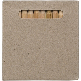 Buntstift-Set Devin | 12-teilig – Grau bedrucken, Art.-Nr. 003999999_1418090