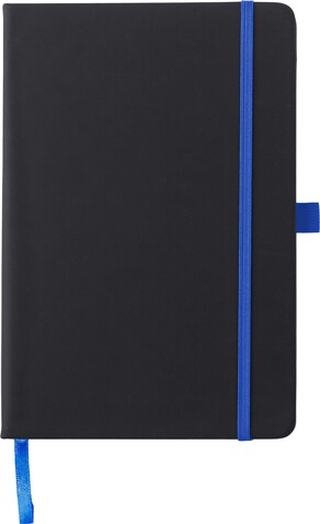 Notizbuch Charlene | Recyceltes PU | A5 | Liniert – Kobaltblau bedrucken, Art.-Nr. 023999999_1420990