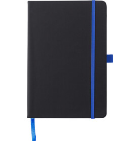 Notizbuch Charlene | Recyceltes PU | A5 | Liniert – Kobaltblau bedrucken, Art.-Nr. 023999999_1420990