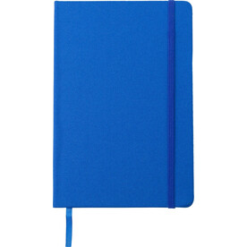 Notizbuch Samira | PET | A5 | Liniert – Blau bedrucken, Art.-Nr. 005999999_1420994