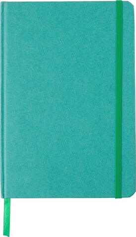 Notizbuch Evangeline | Recycelter Karton | A5 | Liniert – Grün bedrucken, Art.-Nr. 004999999_1421004