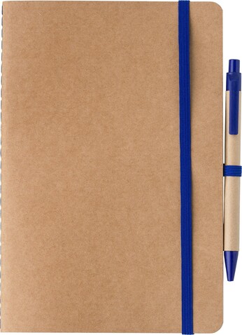 Notizbuch Theodore | Karton | A5 | Blanko | Mit Stift – Kobaltblau bedrucken, Art.-Nr. 023999999_1421005 Notizbuch Theodore | Karton | A5 | Blanko | Mit Stift – Kobaltblau bedrucken, Art.-Nr. 023999999_1421005