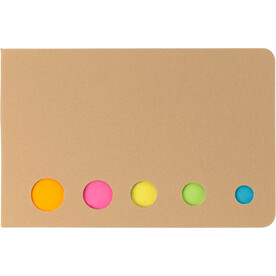 Haftnotizen aus Karton Dwayne – Braun bedrucken, Art.-Nr. 011999999_1420992