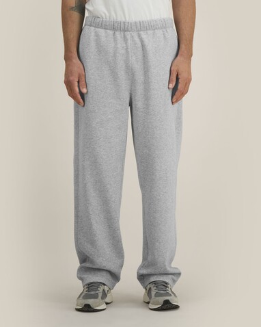 Needer - Die Unisex‑Jogginghose mit entspanntem Straight‑Leg‑Schnitt - Heather Grey - S bedrucken, Art.-Nr. STBU274C2501S