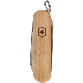 Victorinox Taschenmesser Classic SD Wood | 5 Funktionen – Braun bedrucken, Art.-Nr. 011999999_262769