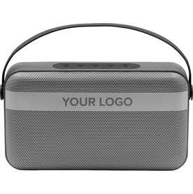 BrandCharger Wireless-Lautsprecher Nano Beast – Schwarz/Silber bedrucken, Art.-Nr. 050999999_1430213