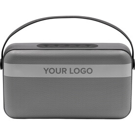 BrandCharger Wireless-Lautsprecher Nano Beast – Schwarz/Silber bedrucken, Art.-Nr. 050999999_1430213