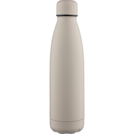 Recycelte doppelwandige Trinkflasche 500 ml Sunny – beige bedrucken, Art.-Nr. 357999999_1436203