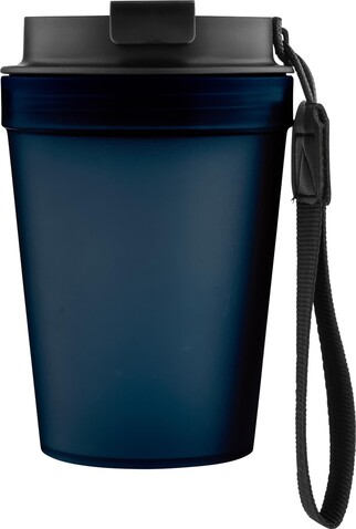 Reisebecher Lush 350 ml – Kobaltblau bedrucken, Art.-Nr. 023999999_1439226