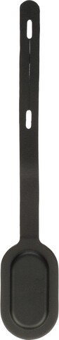Recycelter PU-Anhänger Kaia – Schwarz bedrucken, Art.-Nr. 001999999_1455415