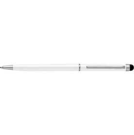 Kugelschreiber Irina | Stylus – Weiß bedrucken, Art.-Nr. 002999999_3832