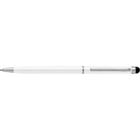 Kugelschreiber Irina | Stylus – Weiß bedrucken, Art.-Nr. 002999999_3832