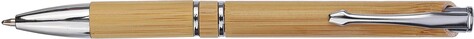 Kugelschreiber Deanna | Bambus | Chrom – Braun bedrucken, Art.-Nr. 011999127_1171445
