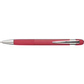 Kugelschreiber Mael | Recycelt | Gestreift – Rot bedrucken, Art.-Nr. 008999999_1274008