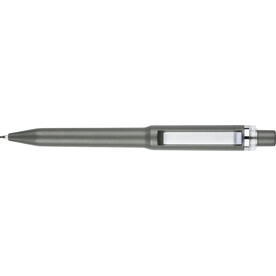 Kugelschreiber Zephyra | Recycelt | Reisebecher-Form – anthrazit bedrucken, Art.-Nr. 387999128_1204025