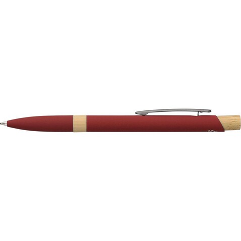Kugelschreiber Calandra | Bambus – Bordeauxrot bedrucken, Art.-Nr. 010999128_1207806