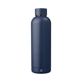 Isolierflasche Isaiah | 500 ml – marineblau bedrucken, Art.-Nr. 536999999_971864