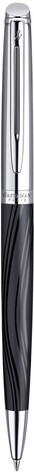 Waterman Hémisphère Deluxe Kugelschreiber | Silky Black – Schwarz bedrucken, Art.-Nr. 001999999_3470