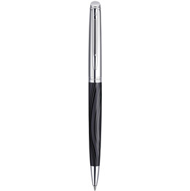 Waterman Hémisphère Deluxe Kugelschreiber | Silky Black – Schwarz bedrucken, Art.-Nr. 001999999_3470