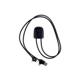 4034 - Xoopar Ice-Tag Kabel wird mit Find My Tracker geliefert - Schwarz bedrucken, Art.-Nr. LT41021-N0002
