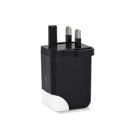 Xoopar ICE-G 65W GaN-Netzteil mit UK-Stecker - Schwarz bedrucken, Art.-Nr. LT41030-N0002